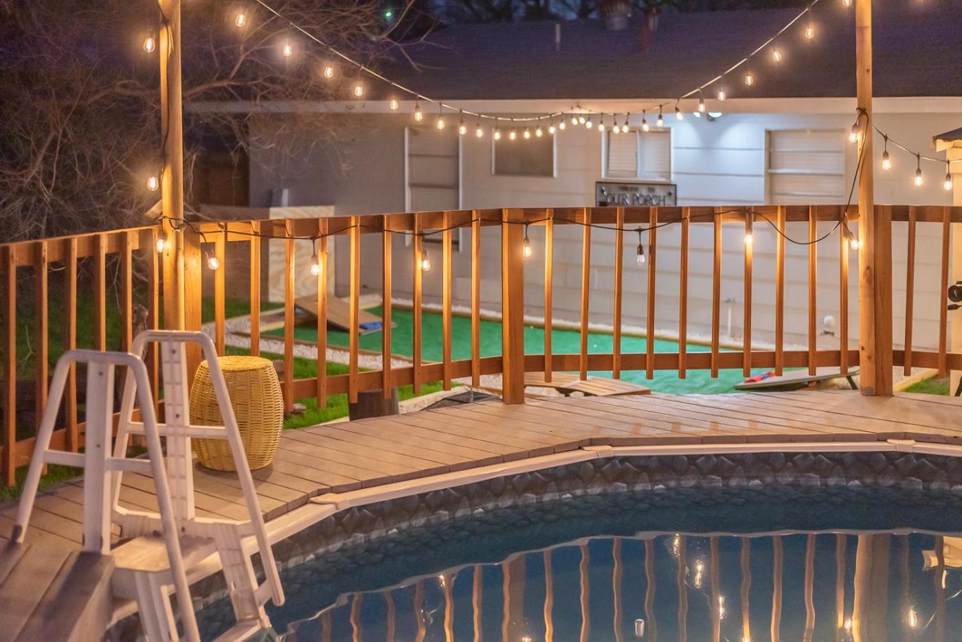 Game Room, Pool & Fire Pit At The Medical Center San Antonio Exterior foto