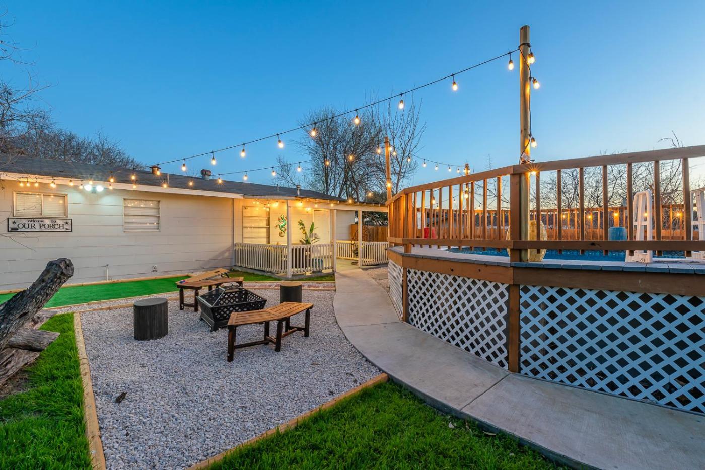 Game Room, Pool & Fire Pit At The Medical Center San Antonio Exterior foto