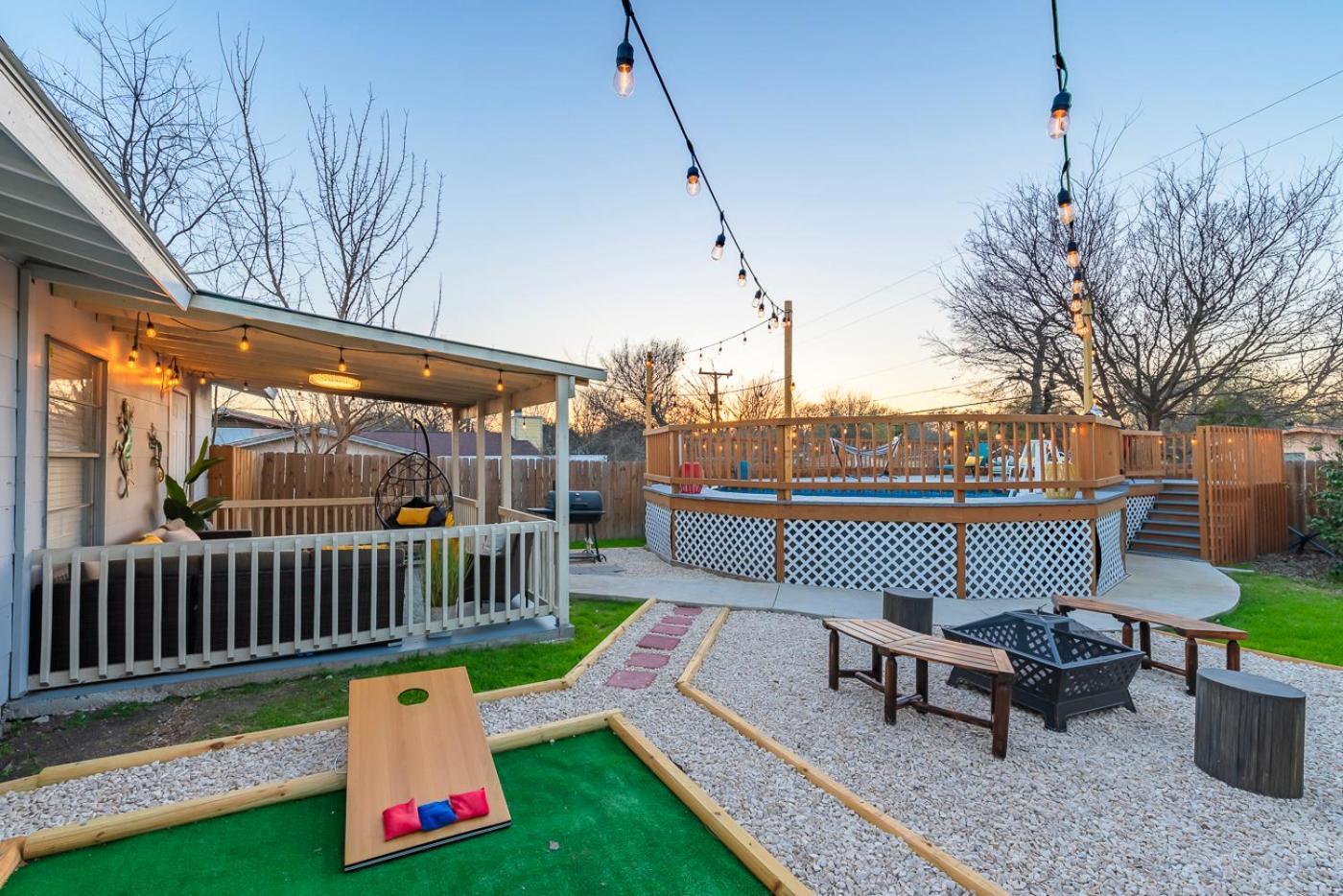 Game Room, Pool & Fire Pit At The Medical Center San Antonio Exterior foto